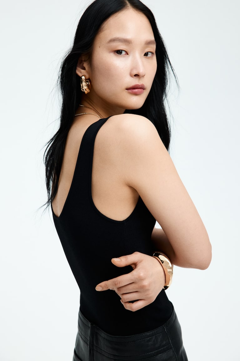 H&M Gestricktes Tanktop Sonderangebote