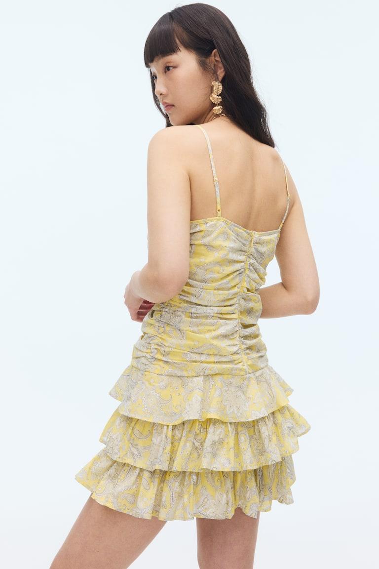 H&M Trägerkleid mit Stufenrock Lagerräumung