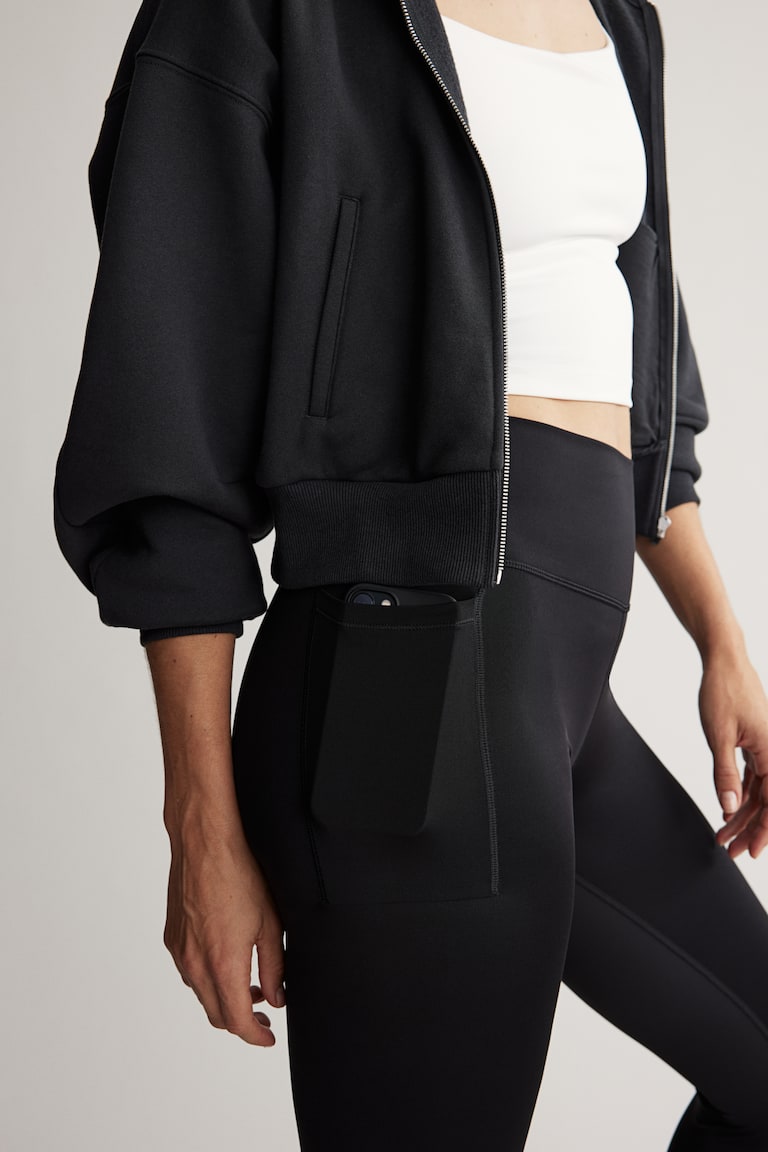 H&M Sportleggings mit DryMove™ und Beintaschen Große Rabatte