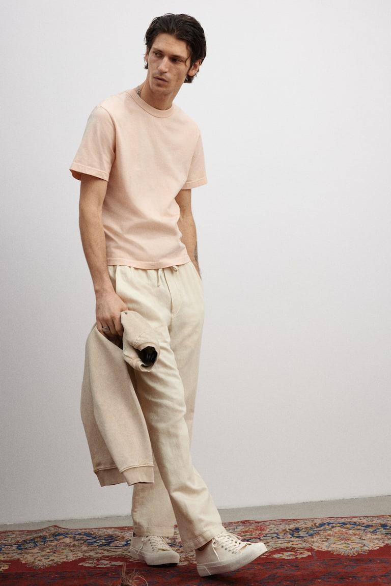 H&M Hose aus Leinen in Relaxed Fit Preisnachlass