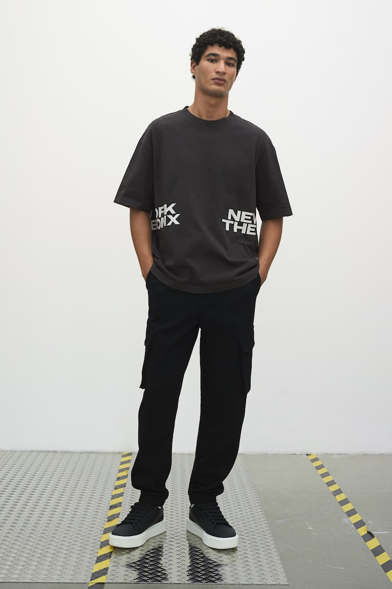 H&M Ausgewaschenes T-Shirt in Loose Fit Zeitbegrenzte Promotion