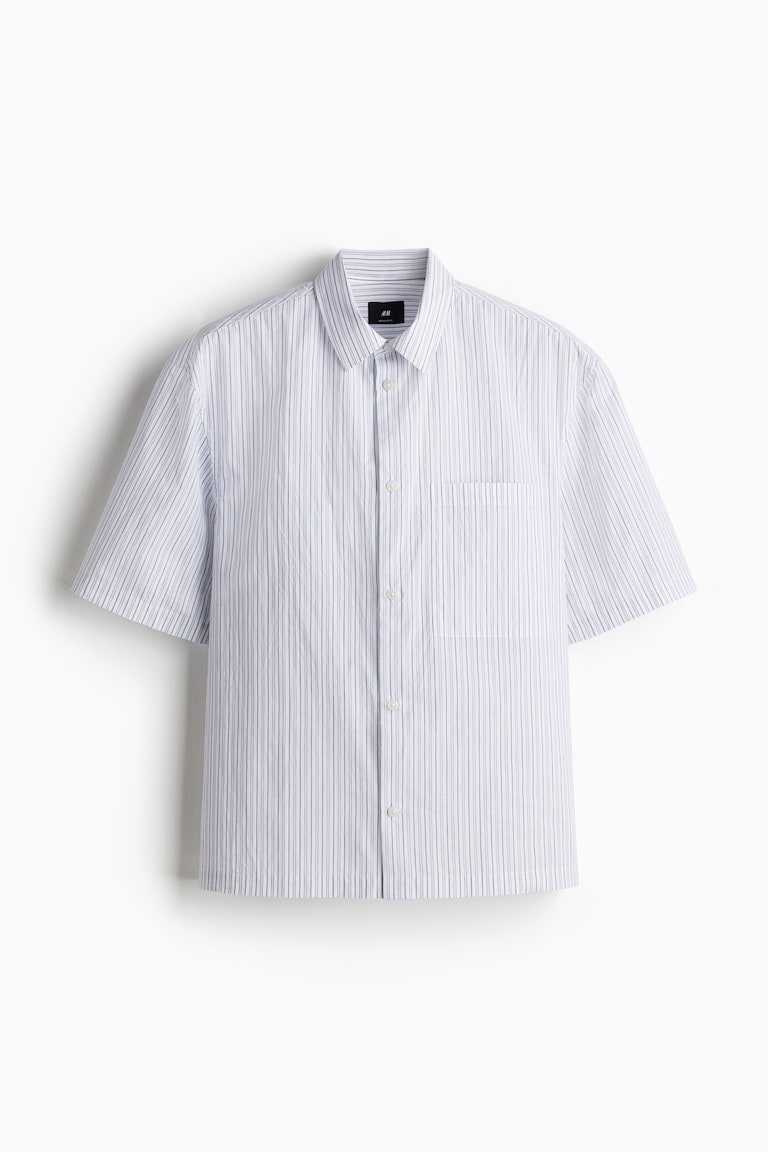 H&M Kurzarmhemd in Regular Fit Verkauf