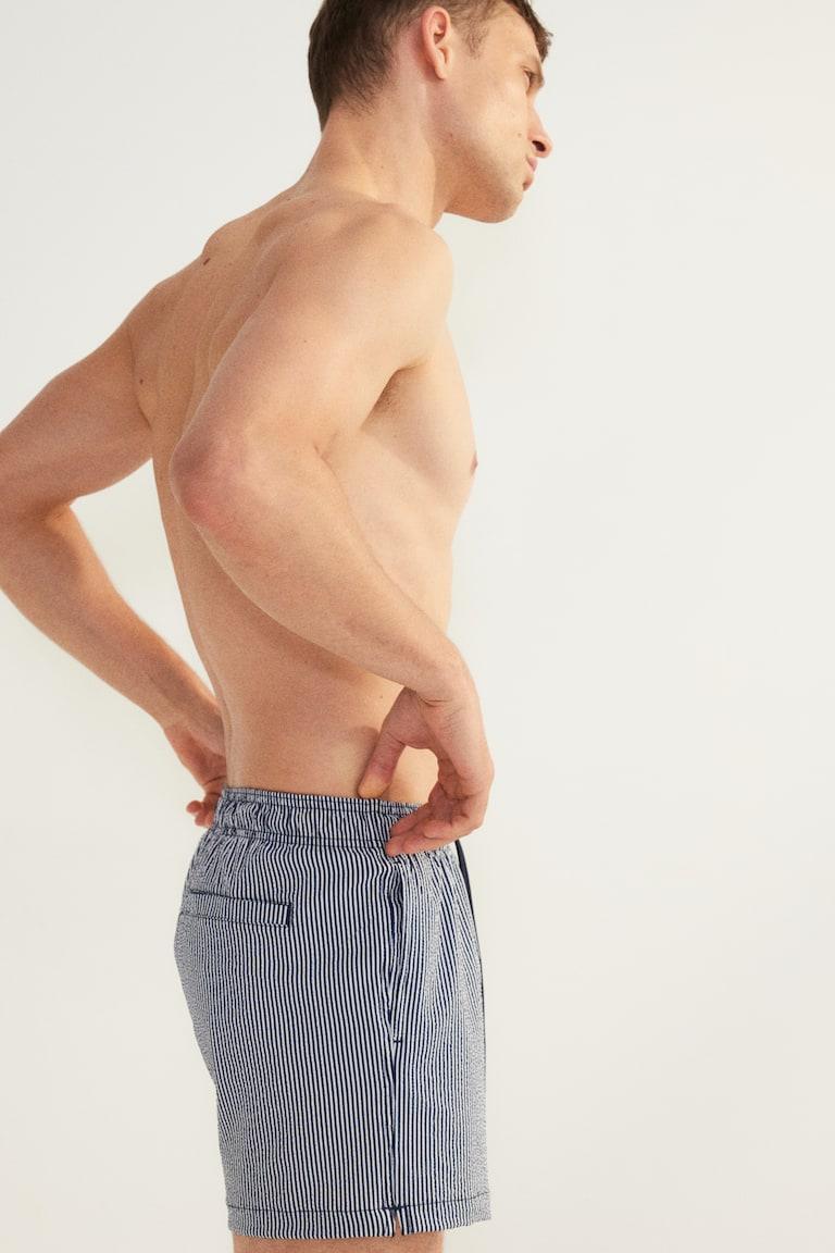 H&M Badeshorts aus Seersucker Kostenloser Versand