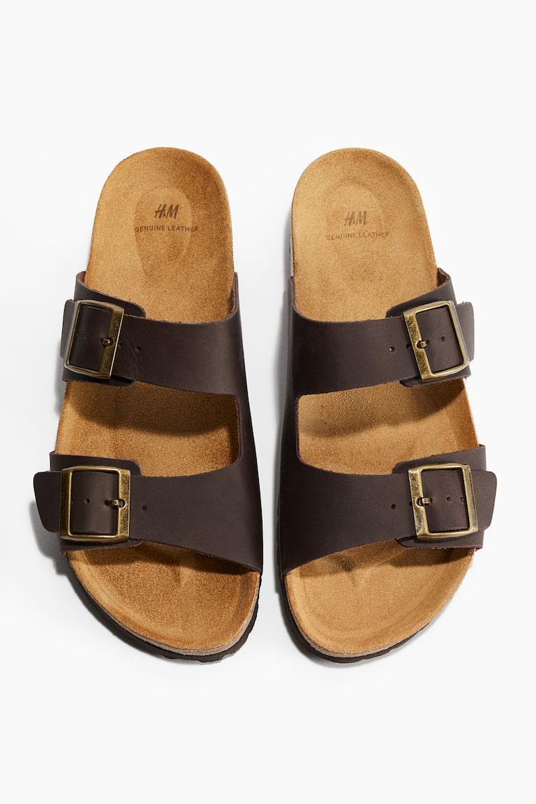 H&M Ledersandalen Im Verkauf