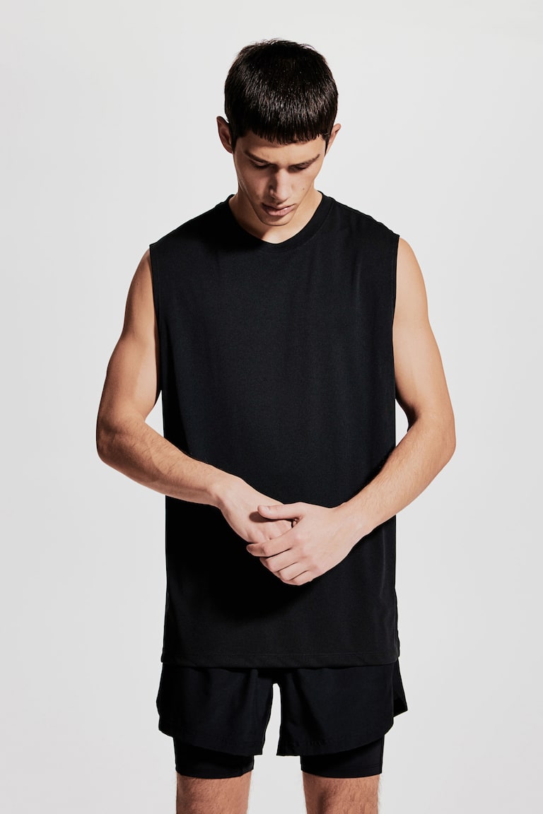 H&M Sport-Tanktop mit DryMove™ in Regular Fit Tiefpreis