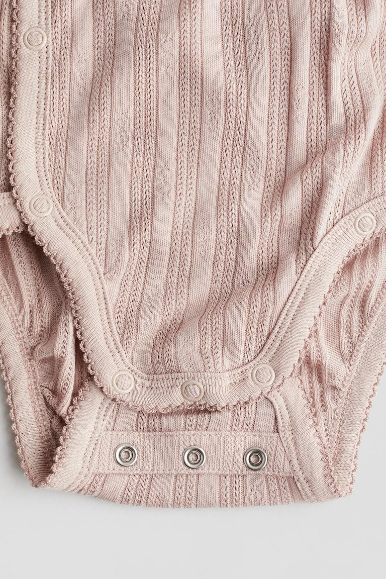 H&M Jerseybody mit Pointellemuster Valentinstagsangebot