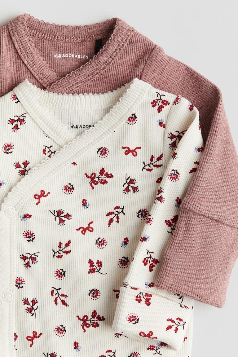 H&M 2er-Pack Bodys mit Mitwachsfunktion Neueste Mode