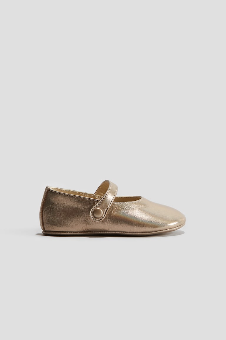 H&M Ballerinas aus Leder mit weicher Sohle Räumungsverkauf