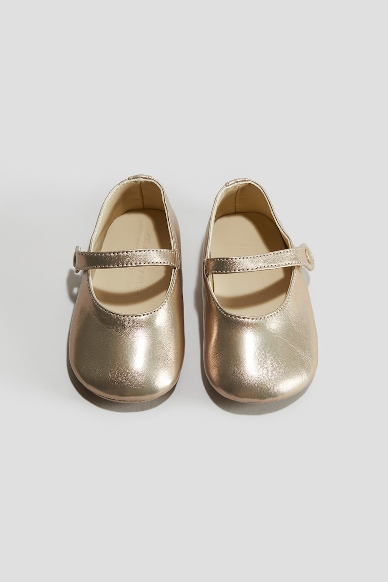 H&M Ballerinas aus Leder mit weicher Sohle Räumungsverkauf