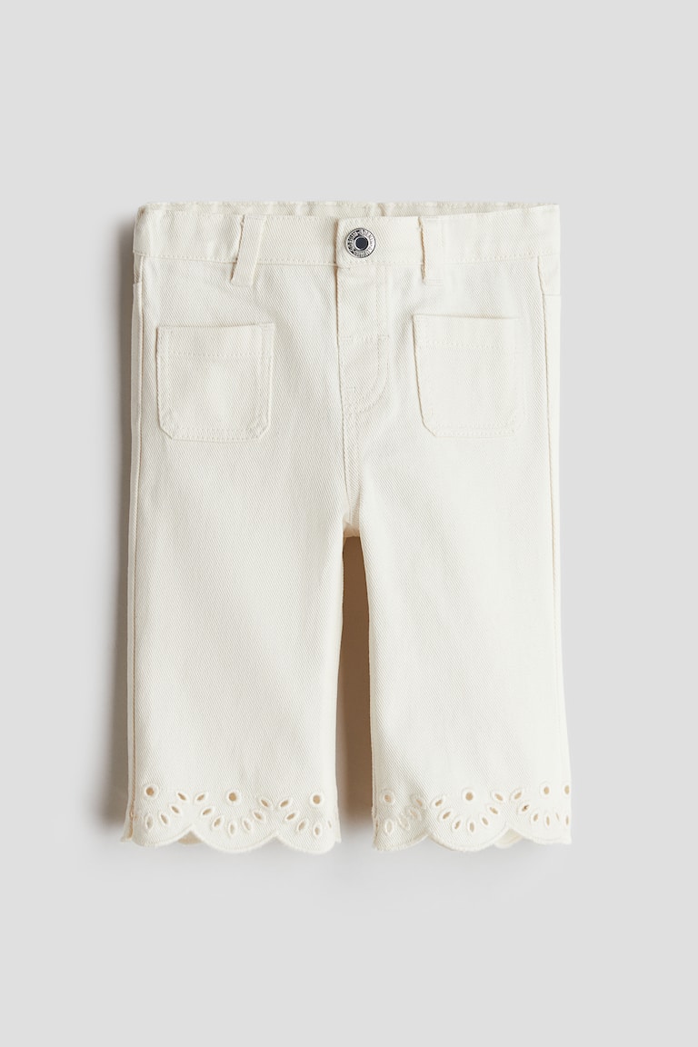 H&M Ausgestellte Hose aus Baumwolltwill Bis zu 50% Rabatt