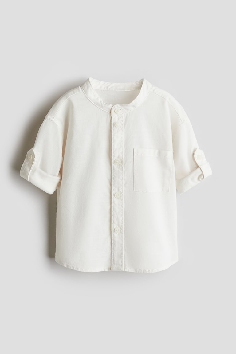 H&M Grandad-Hemd aus Baumwolle Black Friday Preise
