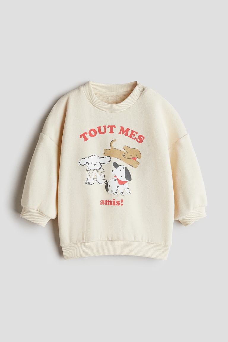 H&M Baumwollsweatshirt mit Print Meist gekauft