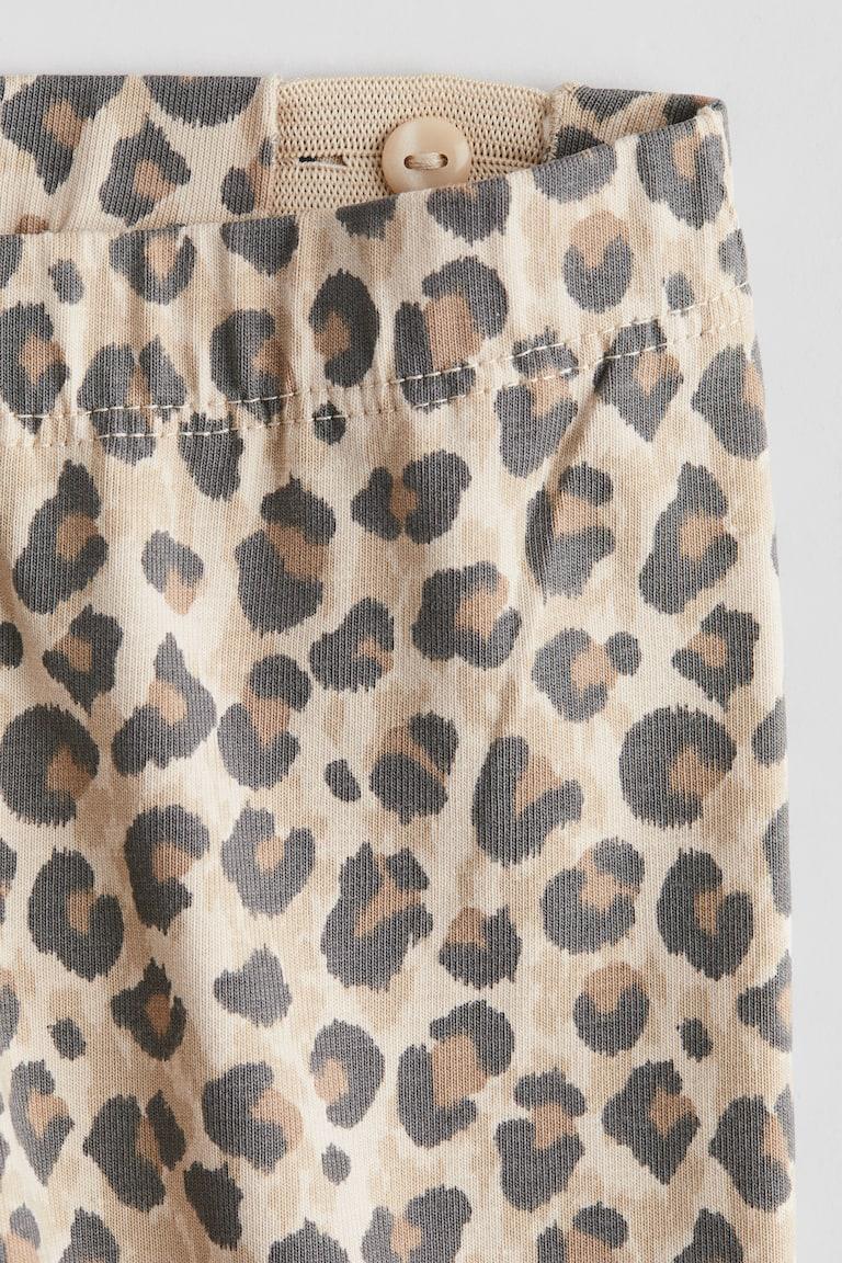 H&M Bedruckte Leggings aus Baumwolle Begrenztes Angebot