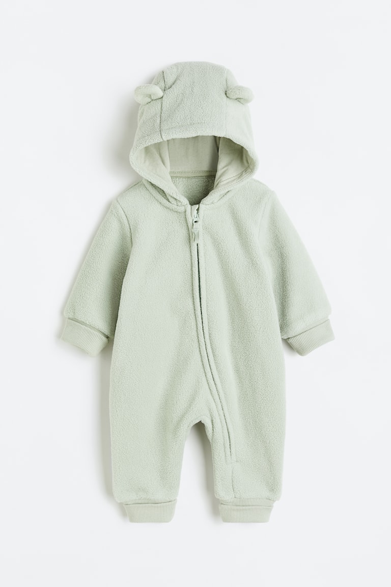 H&M Fleece-Overall mit Kapuze Blitzangebot