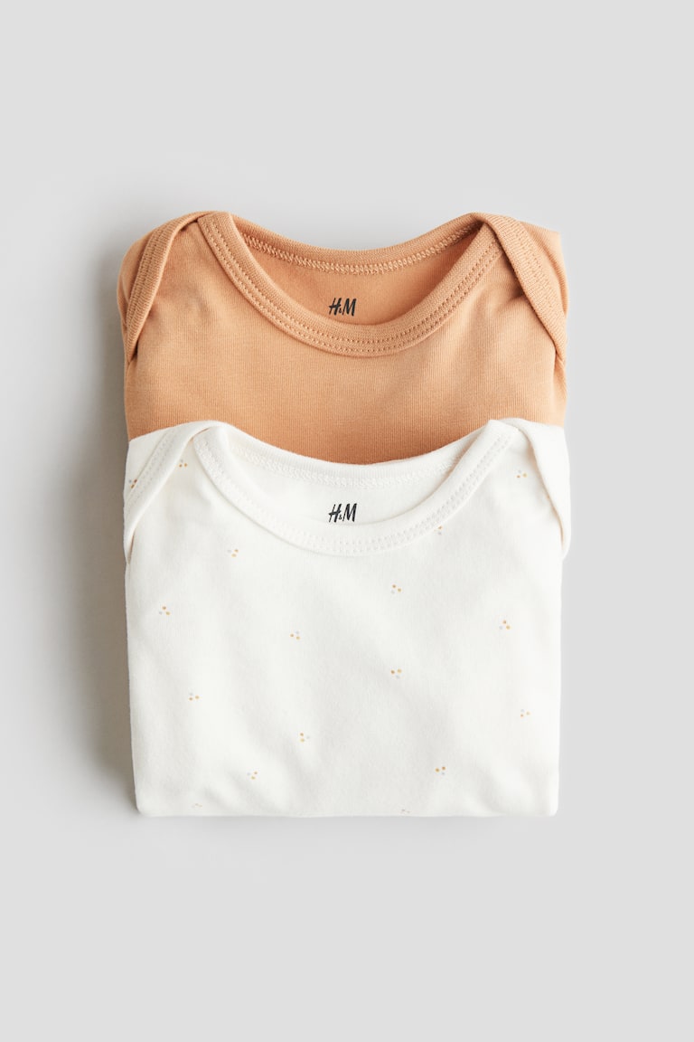 H&M 2er-Pack Superweiche Wickelbodys aus Baumwolle Bis zu 65% Rabatt