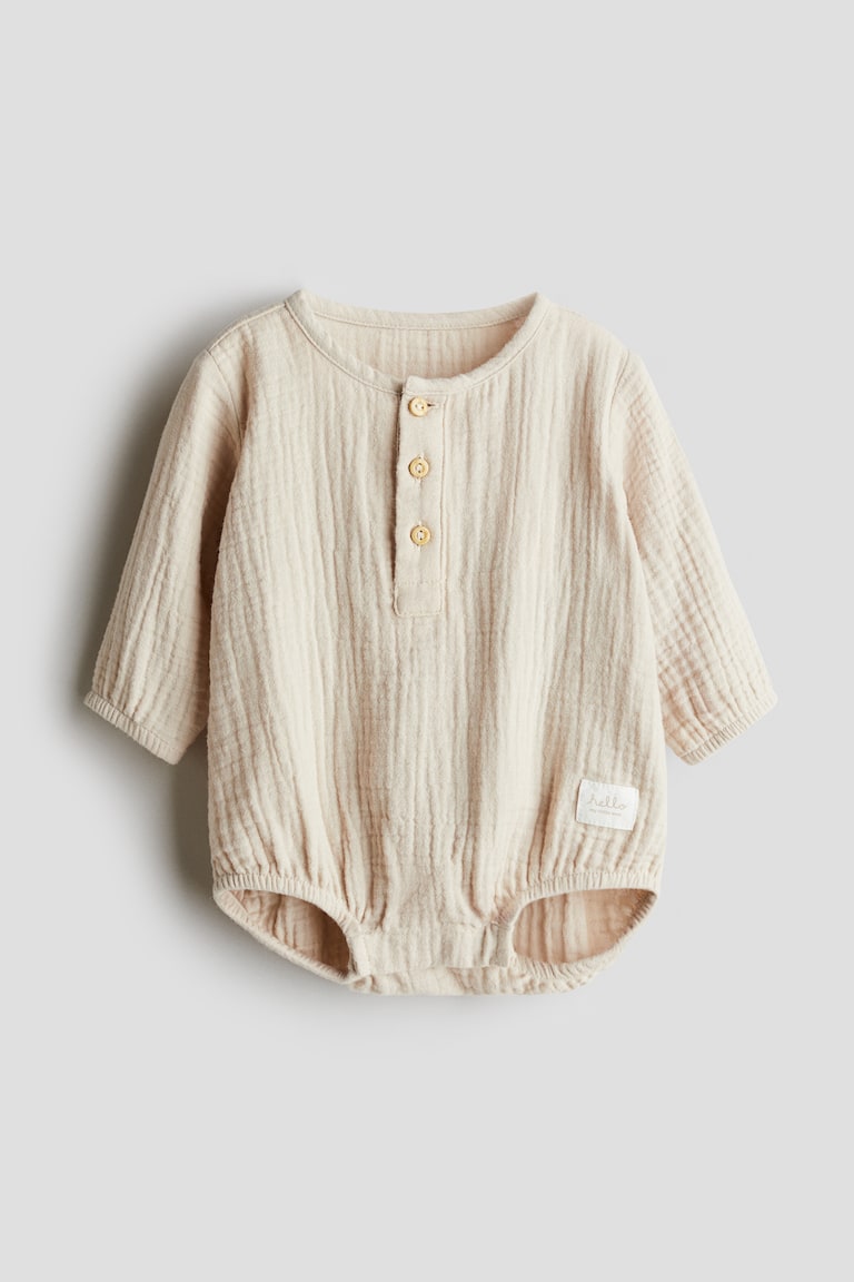H&M Strampler aus Baumwollmusselin Discount Store für neue Produkte