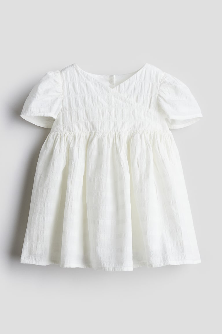 H&M Baumwollkleid im Wickelschnitt 2025
