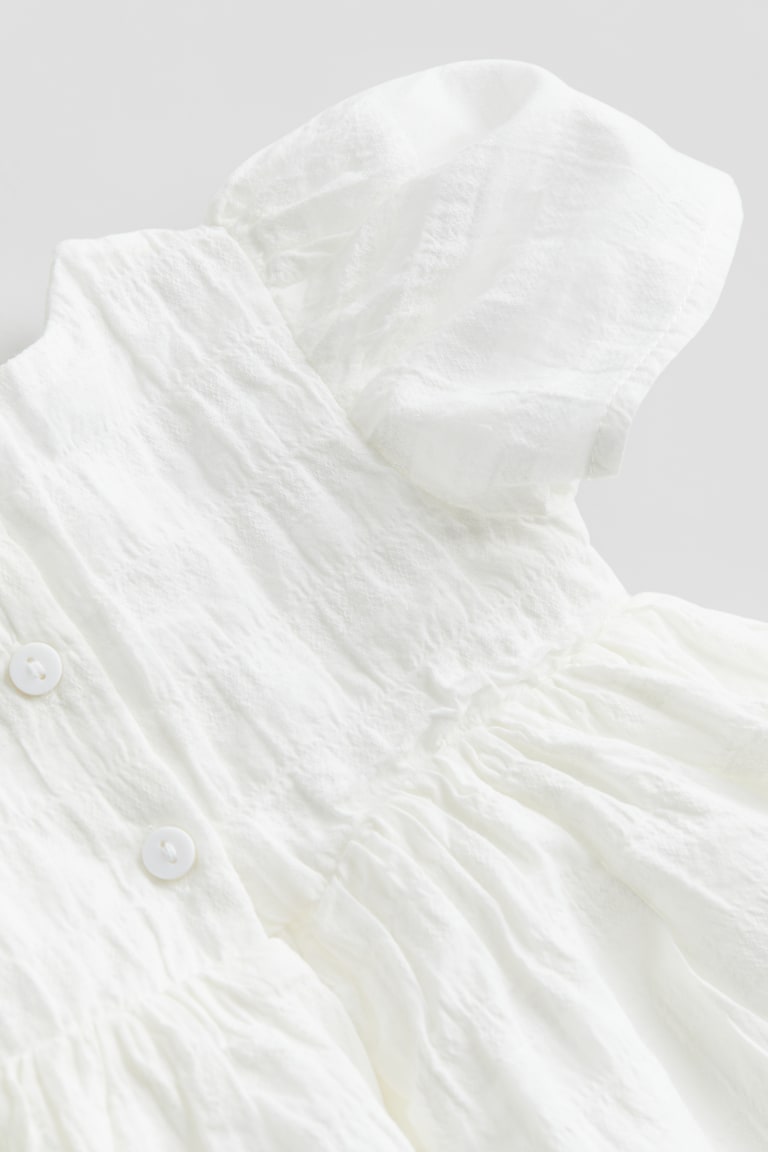 H&M Baumwollkleid im Wickelschnitt 2025