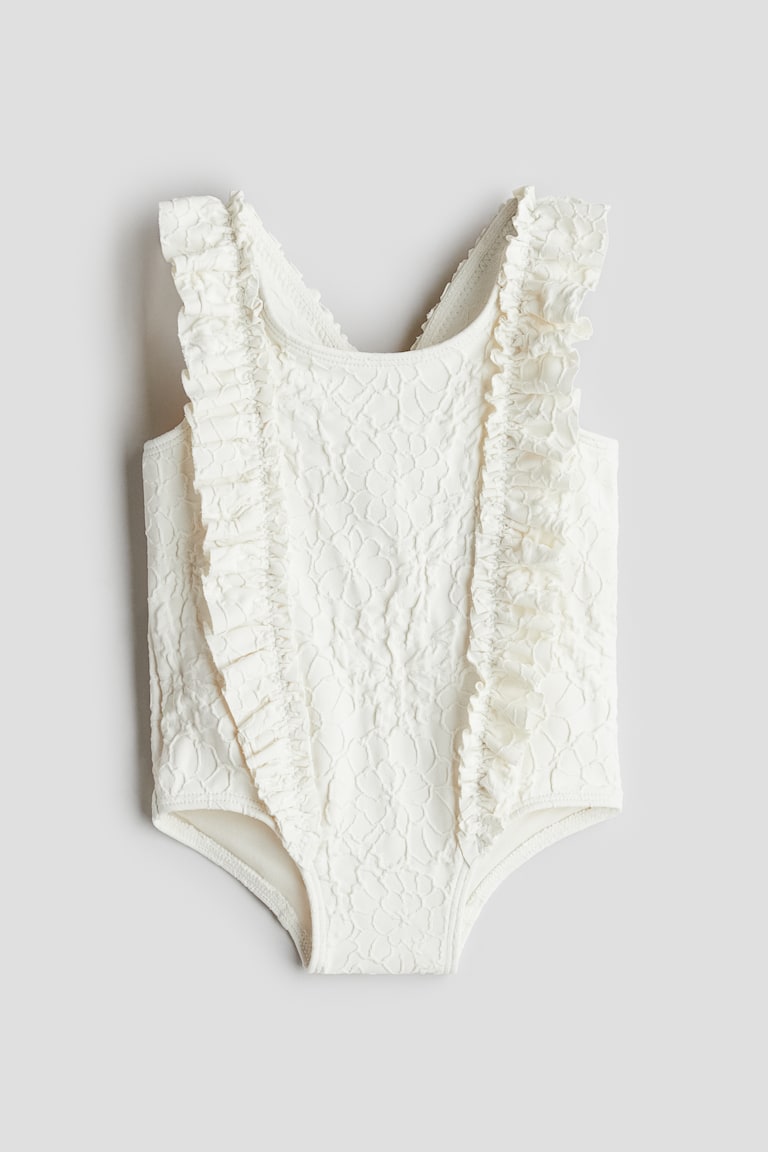 H&M Badeanzug mit Volants Limitierter Zeitrabatt