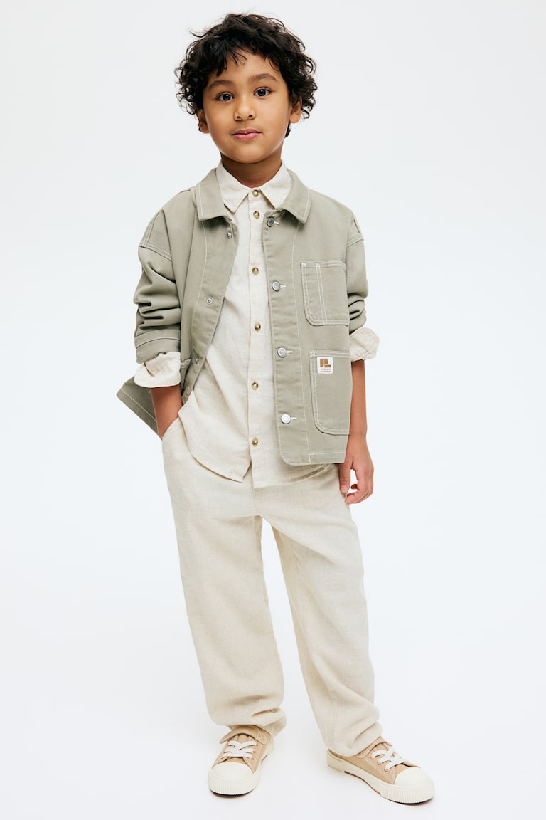 H&M Hose aus Leinenmix Preisnachlass