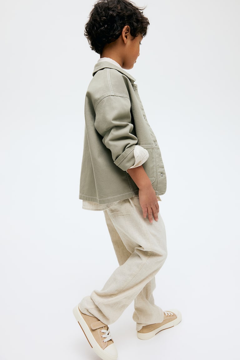 H&M Hose aus Leinenmix Preisnachlass