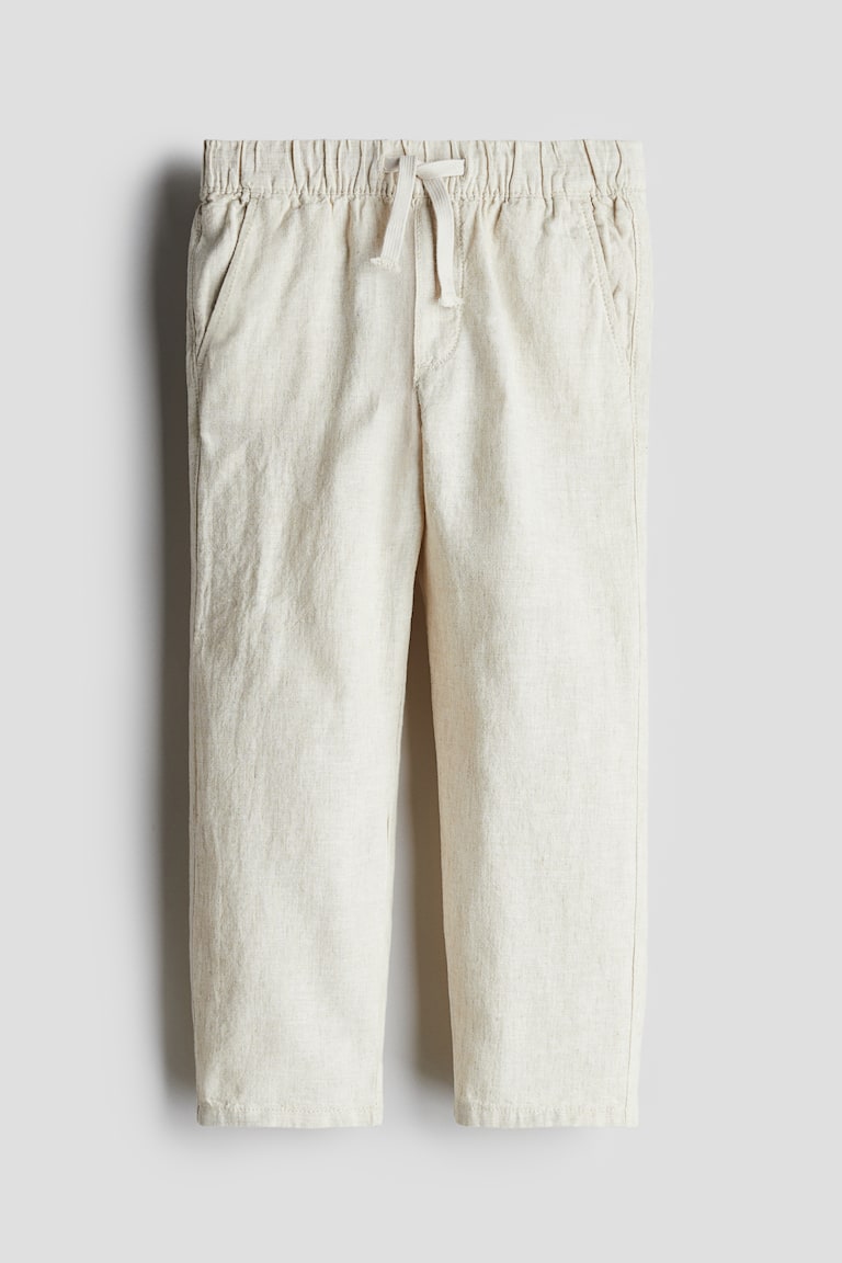 H&M Hose aus Leinenmix Preisnachlass