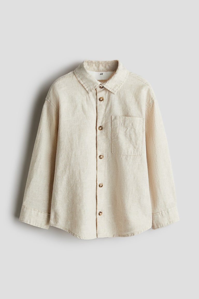 H&M Hemd aus Leinenmix Jubiläumsangebot
