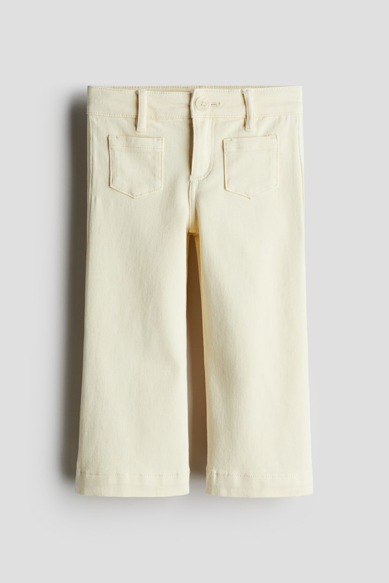H&M Ausgestellte Twillhose Neueste Mode