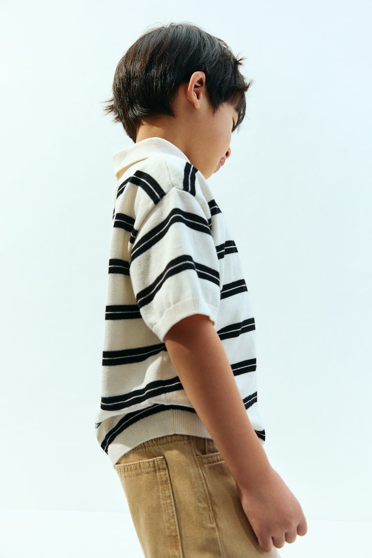 H&M Poloshirt aus Baumwollstrick Neuheiten