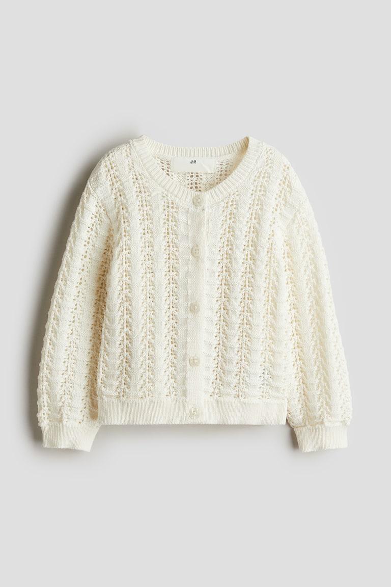 H&M Cardigan in Pointellestrick Saisonale Angebote