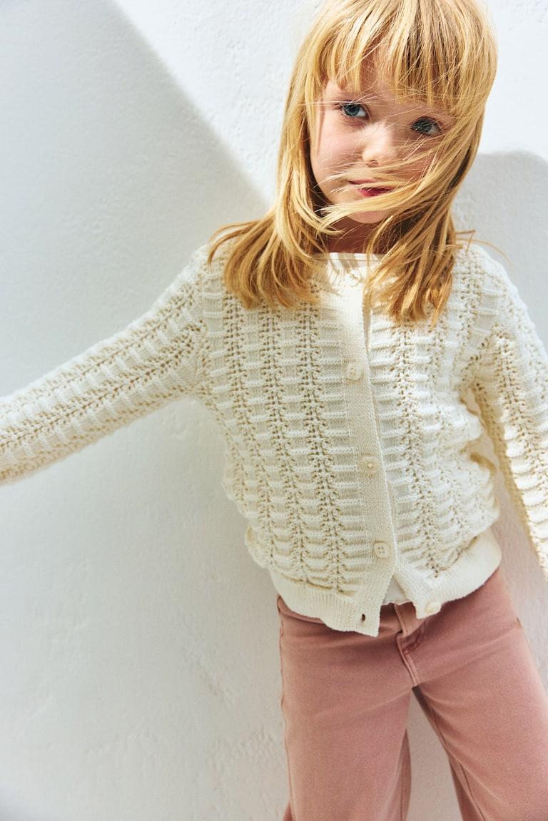 H&M Cardigan in Pointellestrick Kauf eins, bekomm eins gratis