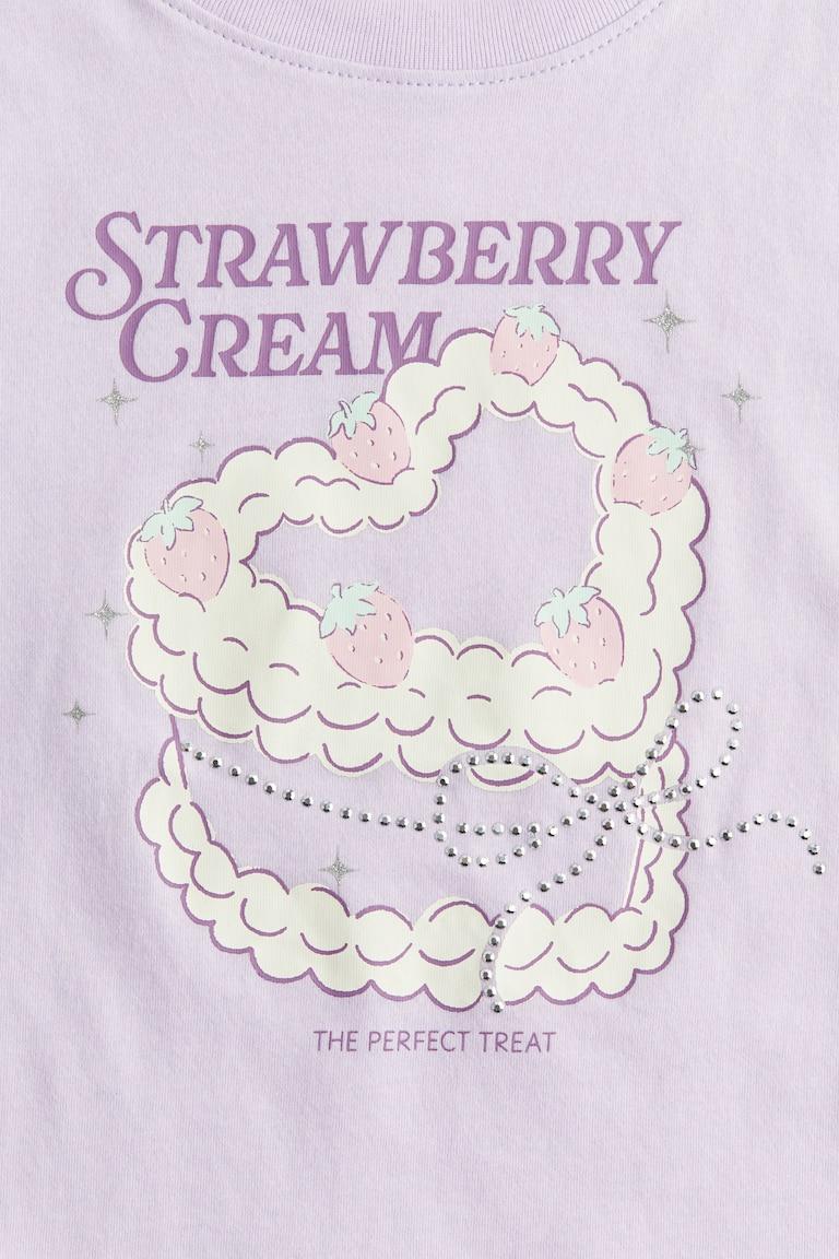 H&M T-Shirt mit Motiv Neueste Stile