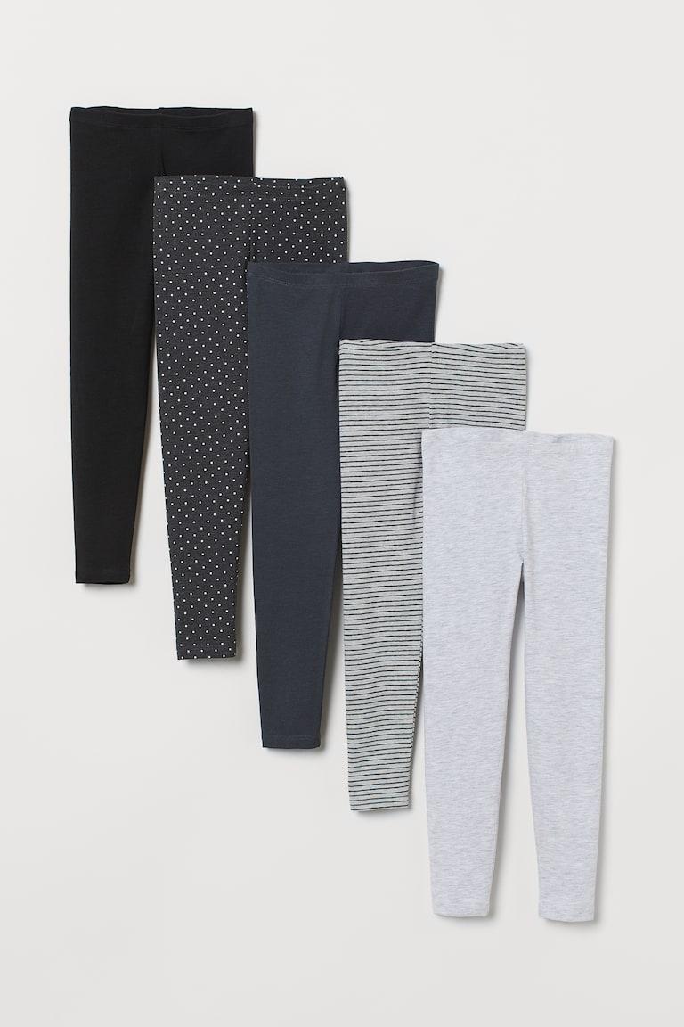 H&M 5er-Pack Jerseyleggings Clearance-Verkauf