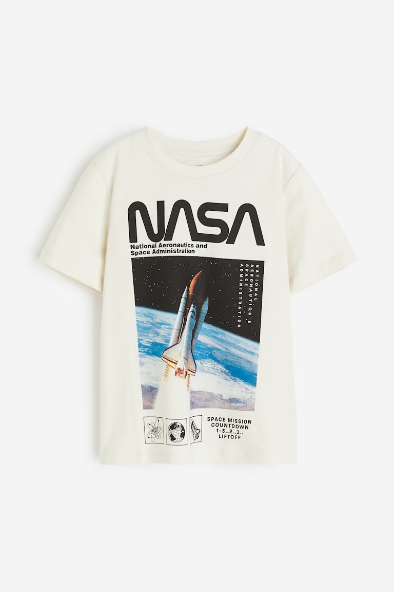 H&M T-Shirt mit Print Black Friday Preise