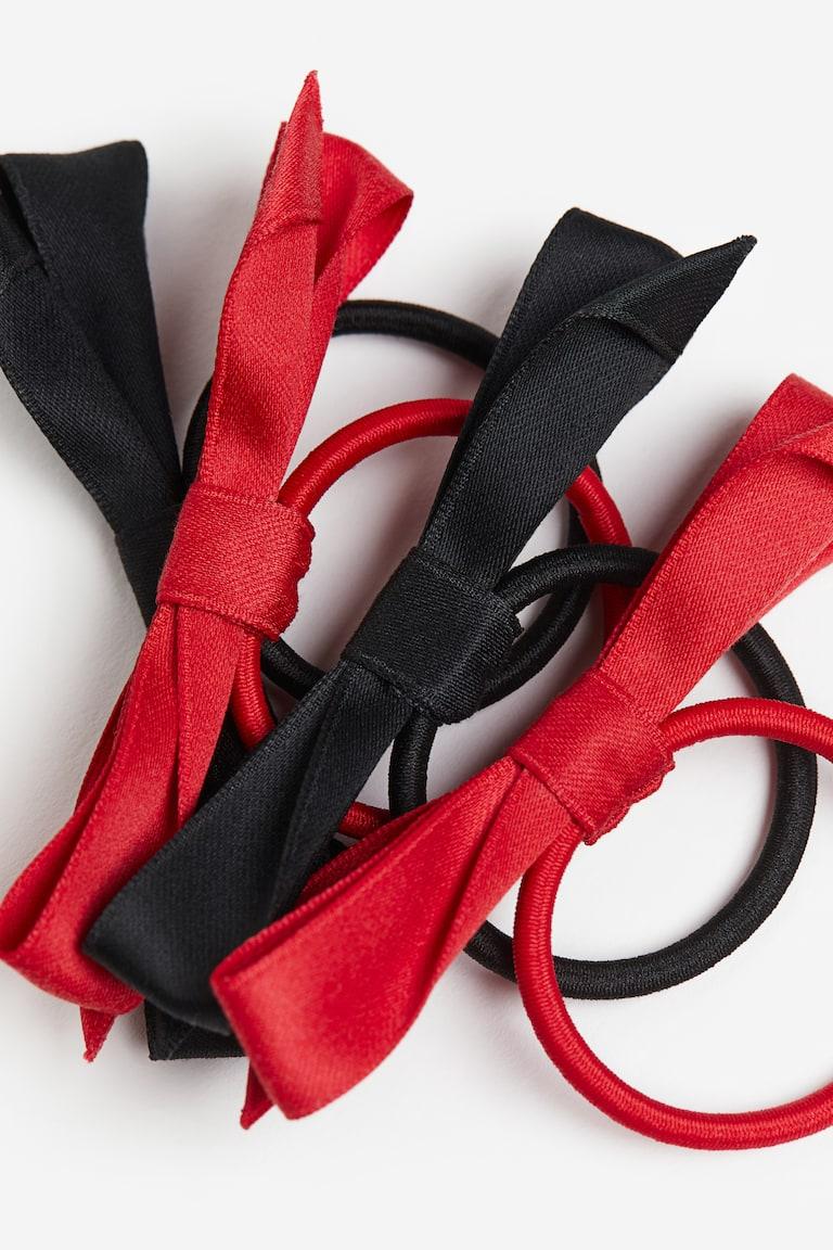 H&M 4er-Pack Haargummis mit Schleife Günstiger Verkauf
