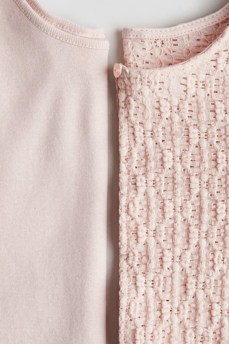 H&M 2-teiliges Set mit Shirt und Cardigan Kostenloser Versand