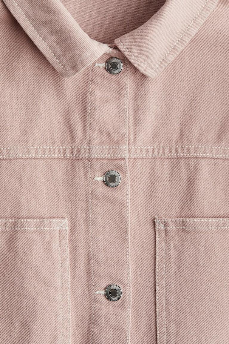 H&M Oversized Jacke aus Baumwolltwill Neueste Stile