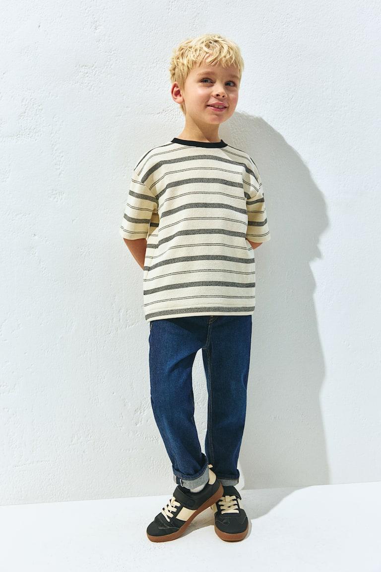 H&M Jacquard-T-Shirt in Loose Fit Zeitbegrenzte Promotion