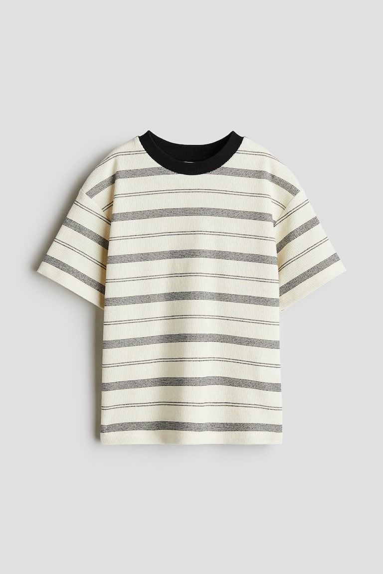 H&M Jacquard-T-Shirt in Loose Fit Zeitbegrenzte Promotion