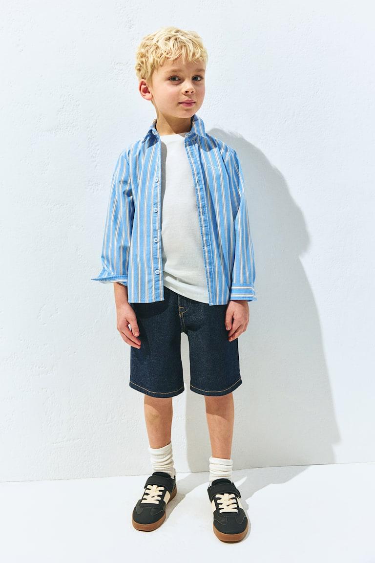 H&M Hemd aus Baumwollpopeline Nur noch ein Tag übrig