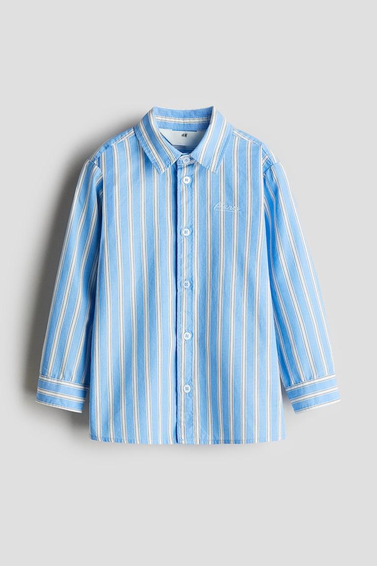 H&M Hemd aus Baumwollpopeline Nur noch ein Tag übrig