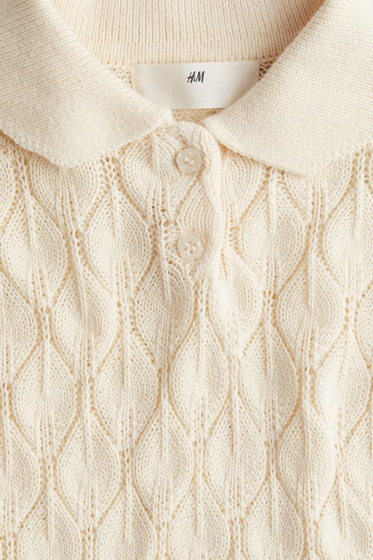 H&M Kleid in Pointellestrick Hotsell