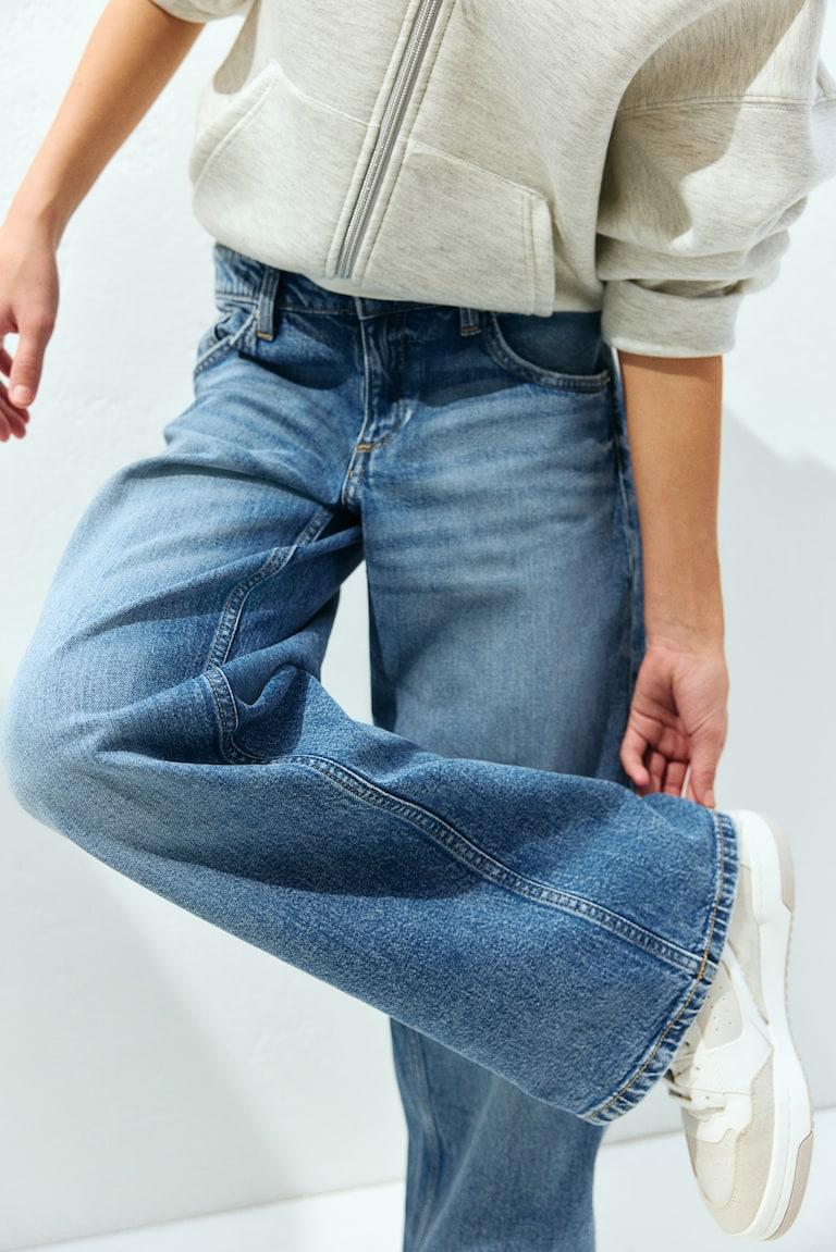 H&M Wide Leg Low Jeans Blitzverkäufe