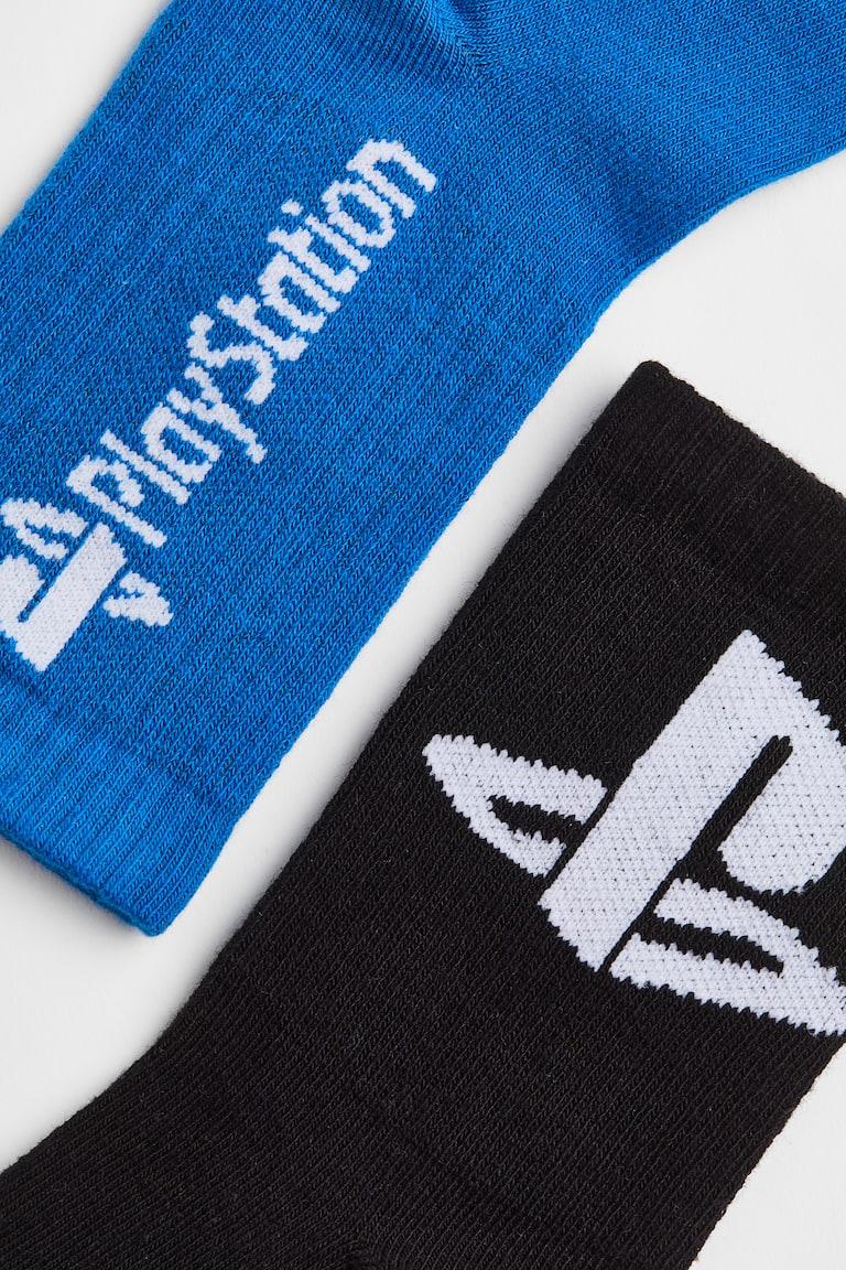 H&M 5er-Pack Socken mit Intarsienmotiv Begrenzte Freigabe