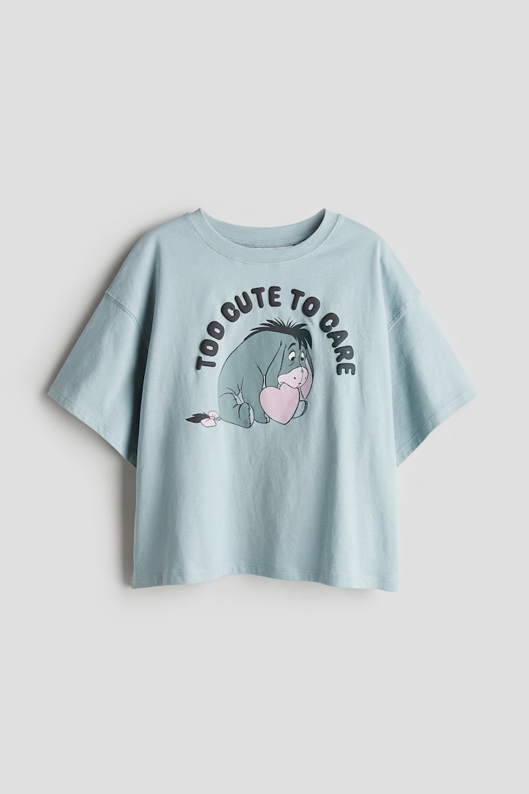 H&M Baumwoll-T-Shirt mit Print Letzte 2 Tage