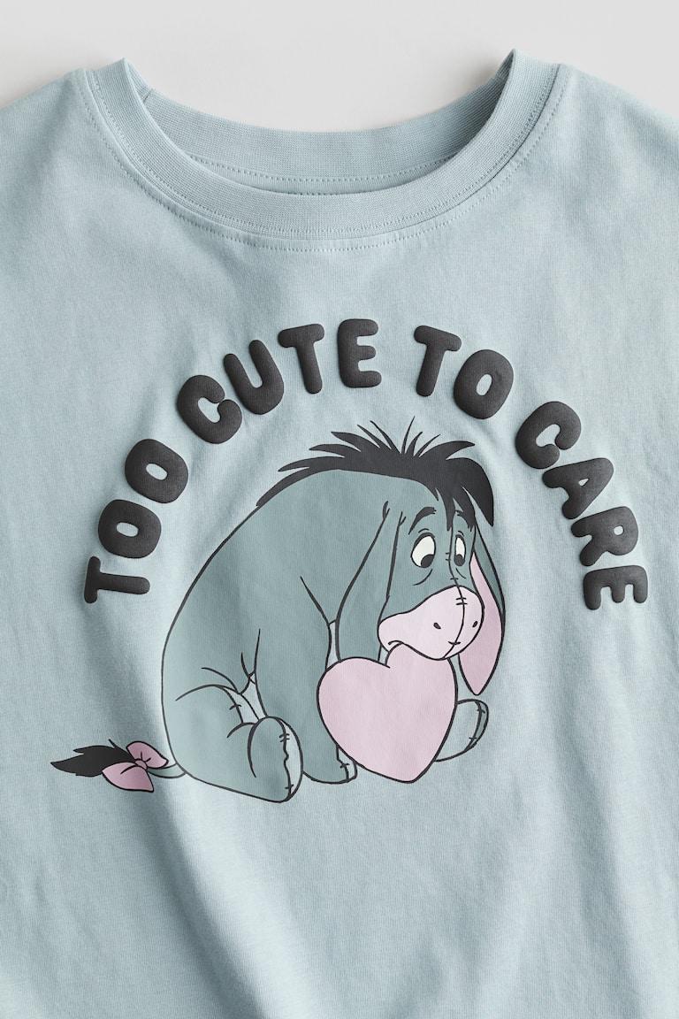 H&M Baumwoll-T-Shirt mit Print Letzte 2 Tage