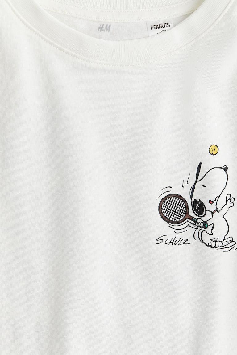 H&M T-Shirt mit Print Bis zu 65% Rabatt