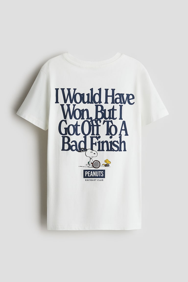 H&M T-Shirt mit Print Sonderangebot der Fabrik