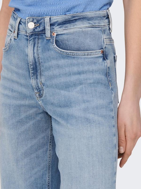 ONLY ONLY Wide Leg Jeans 'Madison' in Blue Denim Exklusive Angebote