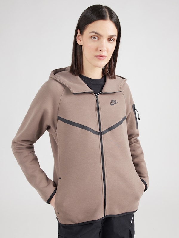 Nike Sportswear Nike Sportswear Sweatjacke 'TECH FLEECE 2' in Mokka Neuheiten